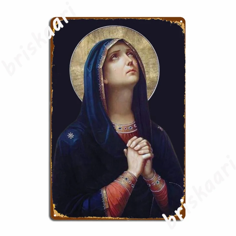 

Our Lady Of Sorrows Virgin Mary Adolorata Metal Sign Wall Plaque Printing Club Home Home Tin Sign Poster