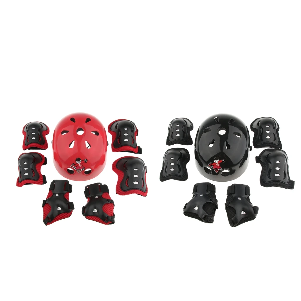 2 Set Kids Roller Skating Bicycle Knee Wrist Guard Elbow Pad Skateboard Scooter Knee Pad 2 Set Kids Roller Skating Bicycle Knee Wrist Guard Elbow Pad Skateboard Scooter Knee Pad