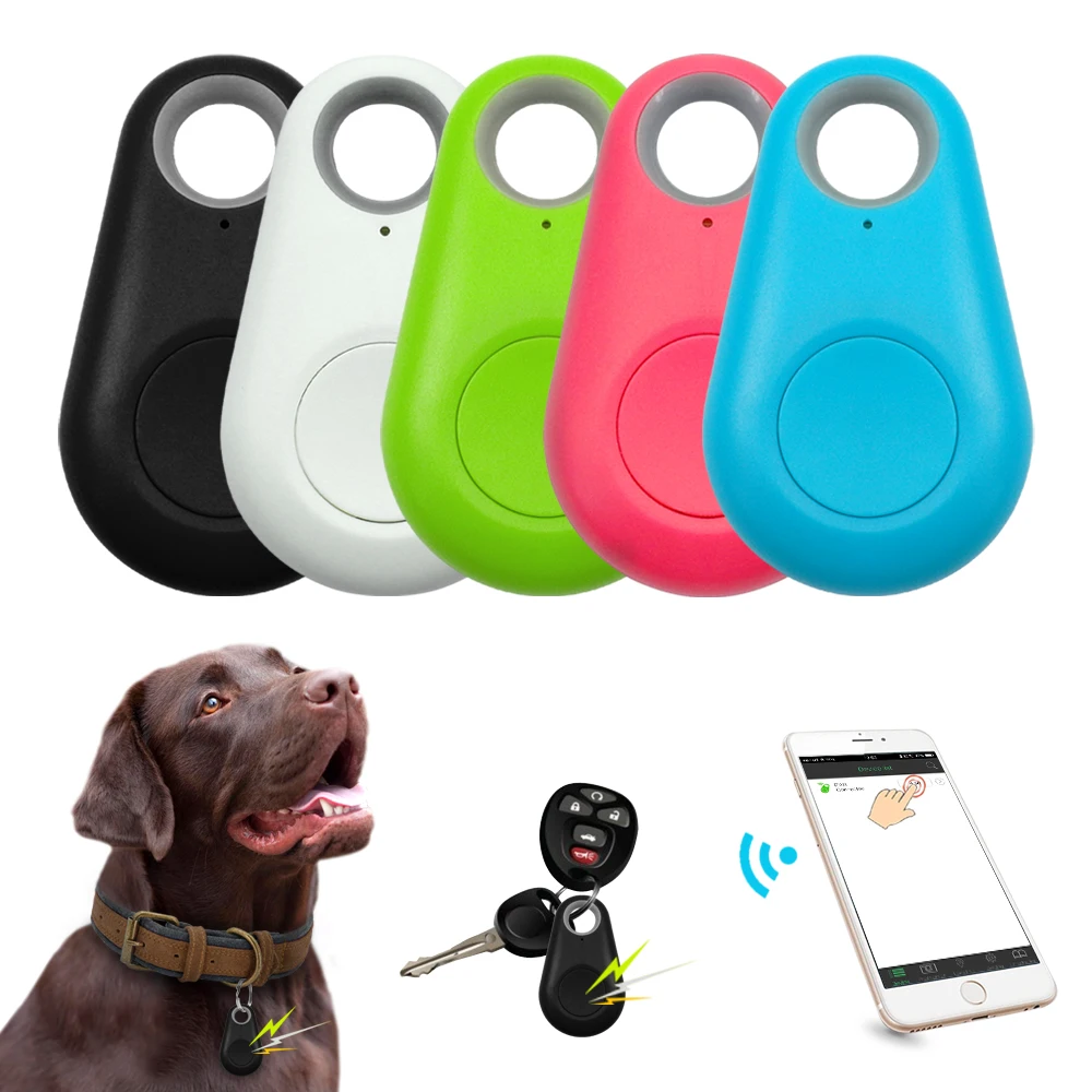 Pet Smart GPS Tracker Mini Anti-Lost Waterproof Bluetooth Locator Tracer Pets Dog Cats Kids Car Wallet Key Collar Accessories | Дом и сад