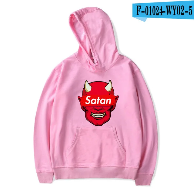 Not Today Satan толстовки для мужчин и женщин Повседневный пуловер уличная Толстовка Sudadera Hombre Satan Толстовка XXS-4XL - Цвет: 24