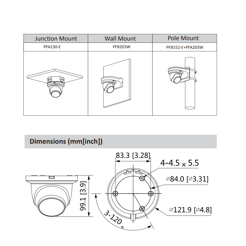Slot para Cartão H.265 + 30 Original Dahua Built-in Mic sd m ir Ivs Wdr Onvif Ip67 Starlight Globo Ocular Câmera ip Ipc-hdw2531tm-as 5mp Poe 8 m ir ivs wdr onvif ip67 starlight globo ocular câmera ip