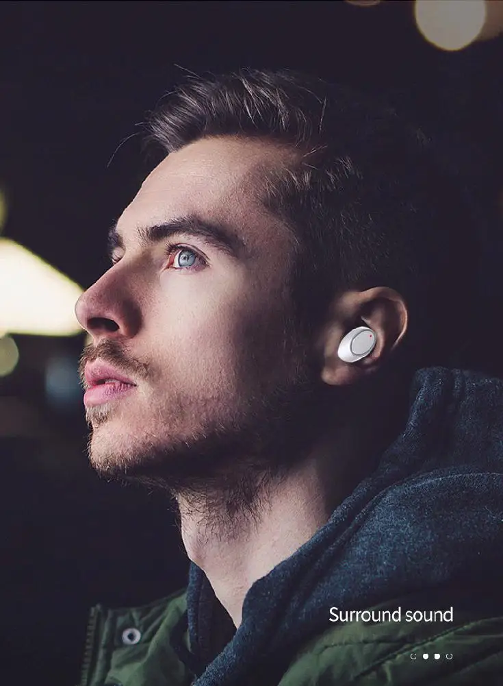 BEESCLOVER Bluetooth 5,0, беспроводные наушники Air3, TWS, бинауральные, сенсорные наушники, водонепроницаемые, в уши, спортивные, стерео, музыкальные наушники d35