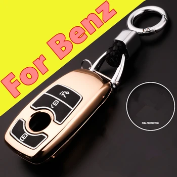 

For Mercedes Benz New C-Class E-Class 200 260 300 GLC260 High-end car key bag Men car key case car decoration accessories