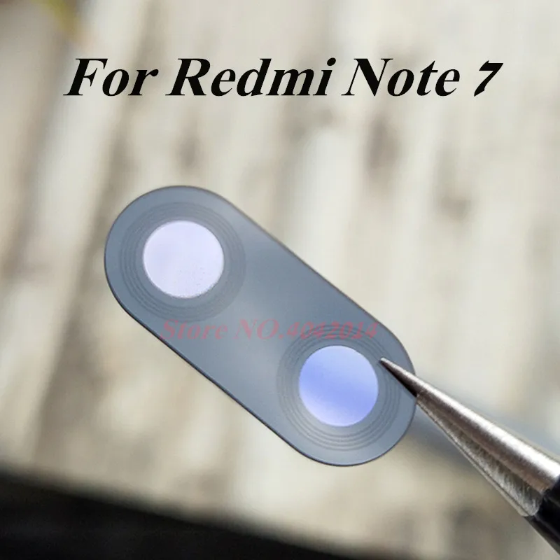 

100% Original Rear Back Camera Glass Lens Cover For Xiaomi Redmi Note 7 Lens Replacement Repair Spare Parts With Stickers