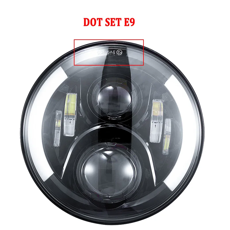 1 пара " дюймовый круглый светодиодный налобный фонарь Halo Angle Eyes для Jeep Wrangler JK LJ TJ CJ для Lada 4x4 urban Niva UAZ suzuki samurai