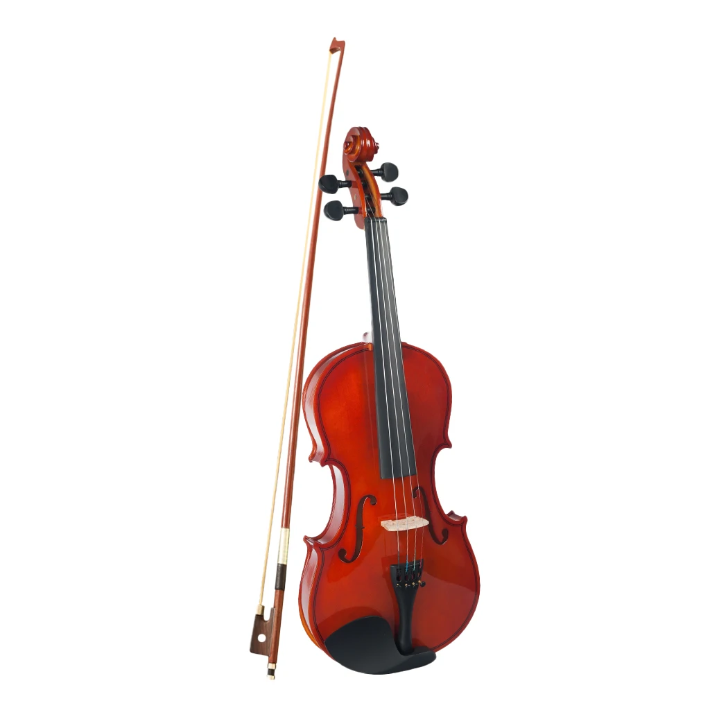 Акустическая скрипка 1/2 размер с чехол для переноски и лук начинающих пакет с Чехол лук для От 8 до 9 лет детей