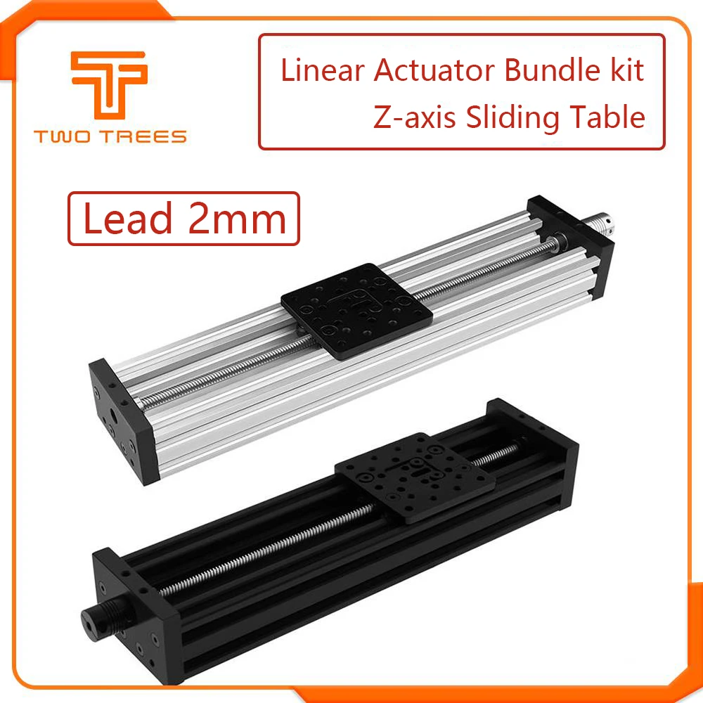 

3d Printer T8 Lead Screw Openbuilds Z-axis Diy C-beam CNC Sliding Table 300mm 350mm 400mm 500mm Linear Actuator Bundle Kit