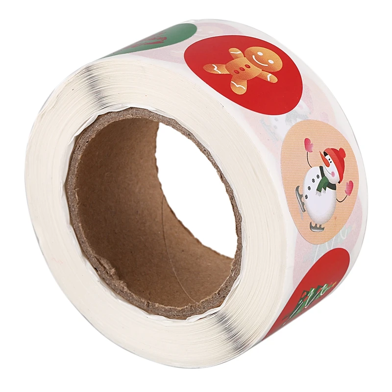 Holiday Stickers 500Pcs Christmas Sticker Santa Claus Deer Decorative Adhesive Reward Sticker School Supplies Stationery Sticker