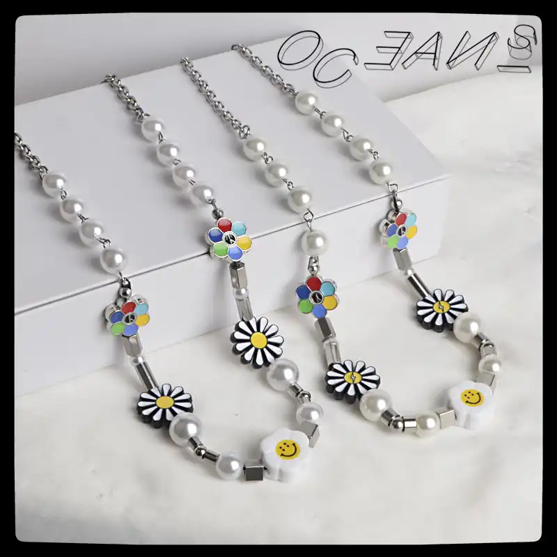 アクセサリー SALUTE FLOWER ANARCHY PEARL CHARMS SALUTE FLOWER ANARCHY PEARL CHARMS NECKLACE ネックレス
