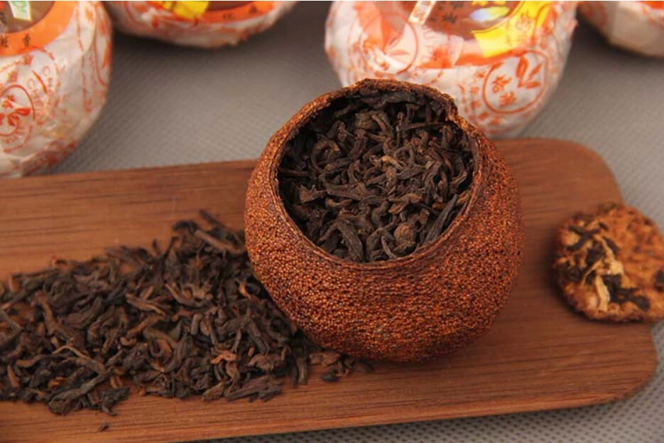 2013 Китайский Юньнань спелый чай в возрасте Оранжевый синьхуэй оранжевый шу ча