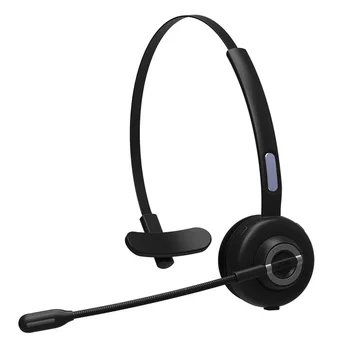 

Business Home Talking Rechargeable Music Active Noise Reduction With Mic Bluetooth Headset Clear Voice Cell Phone Unidirectional