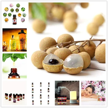 

10ml Water-soluble Fruit Essential Oil for Aromatherapy Organic Longan Essential Oil Relieve Body Stress Massage Help Sleep