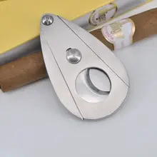 KSHIELD нержавеющая сталь сигары резак портативный аксессуары для курения инструмент сигары трубки Sigaro с Рождество сигары ножницы подарочная коробка