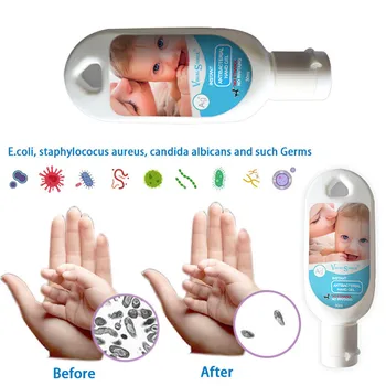 

Hand Sanitiser Nano Silver Ion Alcohol-free No-Clean Disinfection Gel Antibacterial Hand Sanitizer Gel for Kids Women