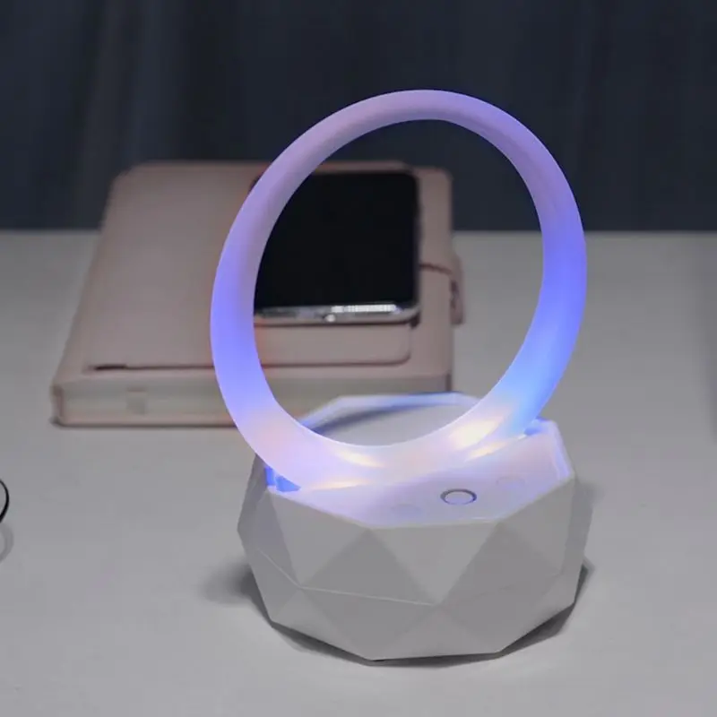 Мини Беспроводной Bluetooth 5,0 Динамик модная детская Красочный светодиодный ночной Светильник