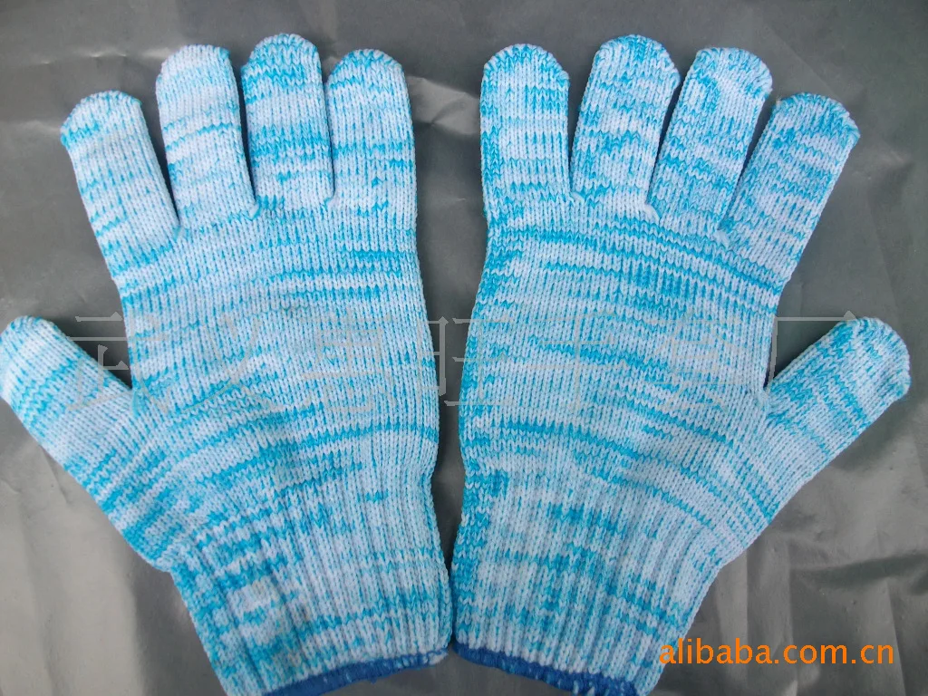 

Fully Nylon 500g Gloves Wear-Resistant Gloves Nylon Cleanroom Gloves Labor Safety Protection Cotton Gloves Days lan jia bai
