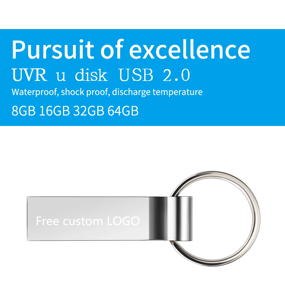Флешка 64 Гб металлический водонепроницаемый U диск 2,0 Кле usb128гб флэш-карта в виде ключа 16 ГБ 8 ГБ 4 ГБ USB флэш-накопитель 32 ГБ карта Бесплатный Пользовательский логотип