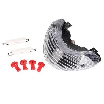 

1 Set Motorcycle LED Integrated Turn Signal Taillight For Suzuki SV650 1999-2003 TL1000S 1997-2001 TL1000R 1998-2004 Clear