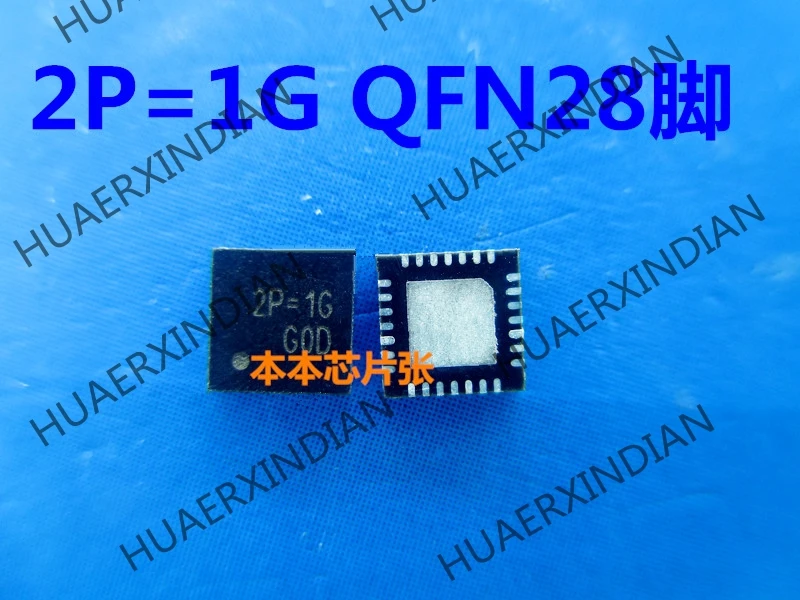 

1PCS/LOT Original New print 2P=1G 2P=3C 2P= QFN28 in stock