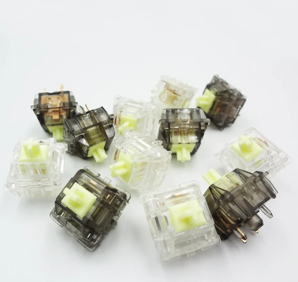 DUROCK линейный переключатель клавиатуры Гладкий механический 55g линейные