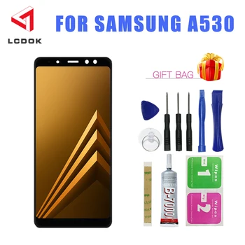 

Adjust Brightness LCD For Samsung Galaxy A8 2018 A530 A530F A530N A530DS LCD Display Touch Screen Digitizer Assembly Panel Parts