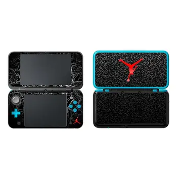 

2in1 Kits 0224 with One Set of Skin Sticker + One Set of Transparent Crystal Case , for Nintendo New 2DS XL/LL