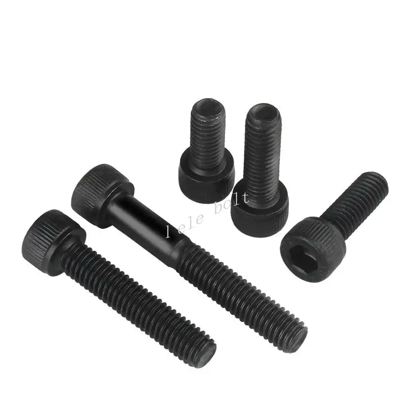 

M12 Half / Full Tooth Bolt 12.9 Grade Alloy Steel Black Hexgon Socket Screw Balck Extend Bolt