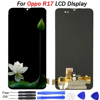 

6.4 inch For Oppo R17 LCD DIsplay Touch Screen Digitizer Assembly Replacement 10% test lcd for oppo R17 display screen repair