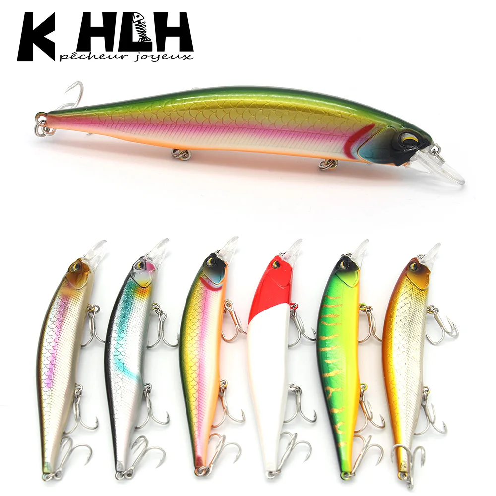 HLH Плавающий Гольян 120 мм 19 г 0 2 м рыболовная приманка jerkbait slahbait snapper bass seabass Щука