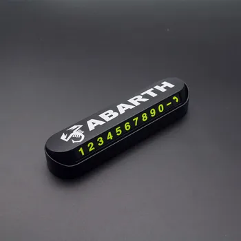 

Car Styling Temporary Parking Card Phone Number Card Plate Park Stop For Fiat Punto Abarth 500 Stilo Ducato Palio
