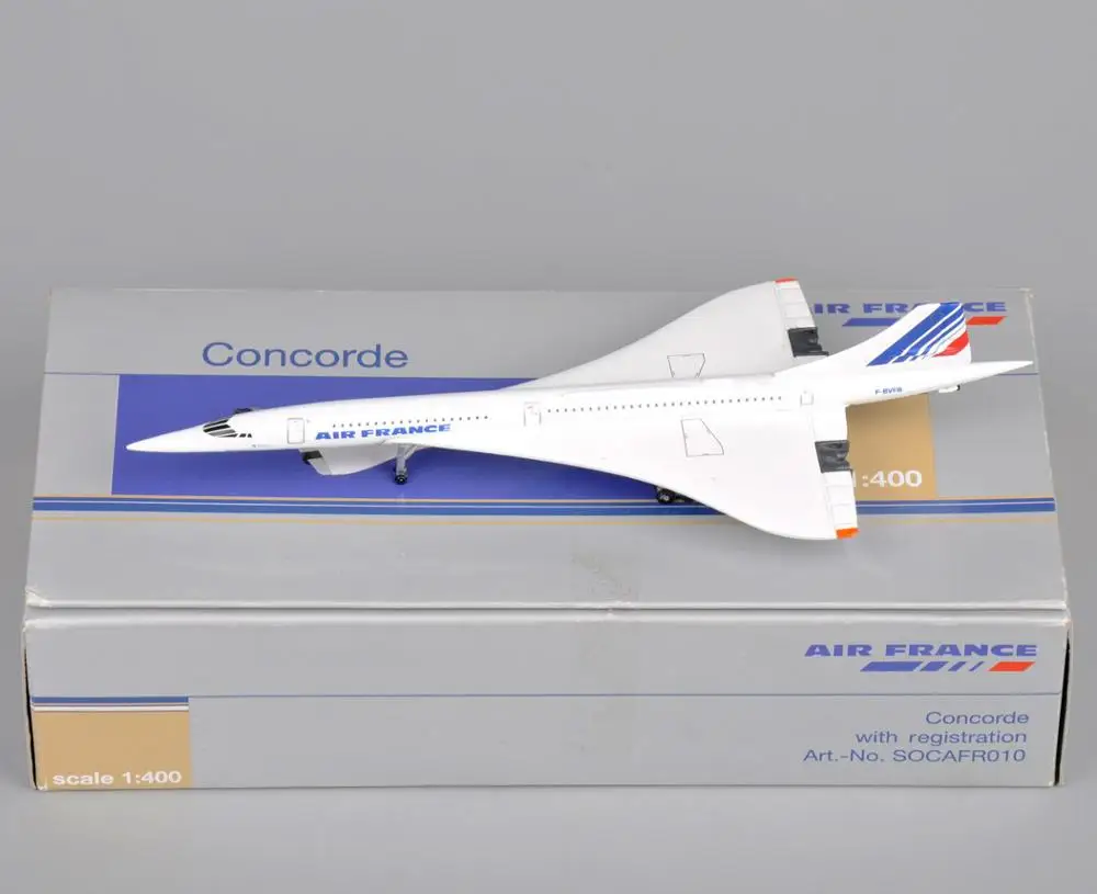 Детские игрушки самолет Concorde 1: 400 Air Франция 1976-2003 литые под давлением металлические белые транспортные средства мини-самолет для детей подарок