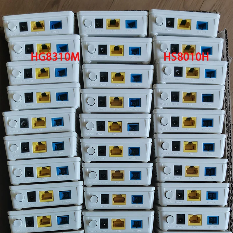 US $91.08 10pcs Onu Gpon Epon Ont Ftth Fiberhome Onu Modem Second Hand Hg8310m Hg8010h Hg8010c 1ge Gpon Epon Onu Ont
