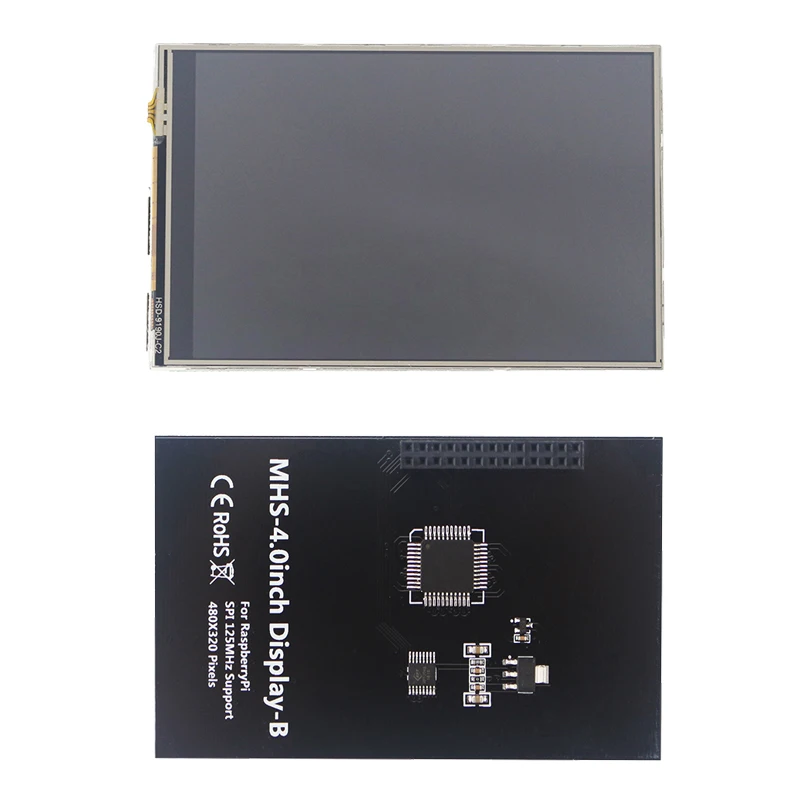 Raspberry Pi 4 Модель B 3,5 дюйма 4 дюйма сенсорный экран 480x320 125 МГц ips ЖК-дисплей для видеоигр Raspberry Pi 4B/3B+/3B/Zero/A