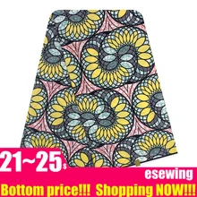 Африканская настоящая голландская восковая Ткань 6 ярдов Хлопок Анкара Нигерия Гана Голландский Настоящий Воск для лоскутного шитья африканские платья TX13