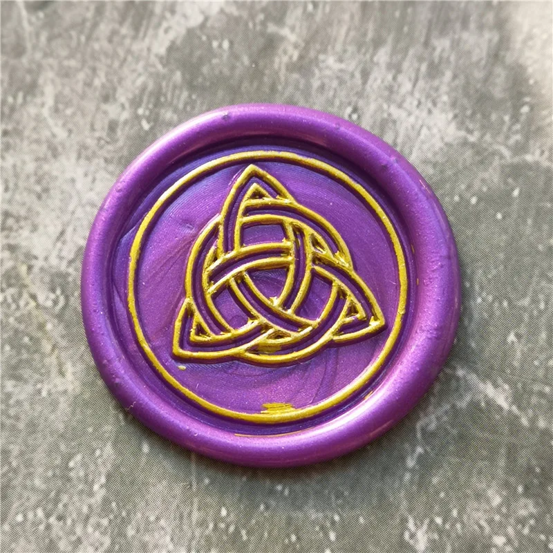 Celtic Knot Wax Seal Stamp Celtic Knot Sealing Wax Stamp Seal Initial Date Wedding Kit Personali