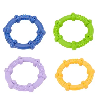 

Dog Flying Disc Toy Dog Chew Toys Dog Toothbrush Pet Molar Tooth Cleaning Brushing Doggy Puppy Outdoor Training Toy Pet Supplies