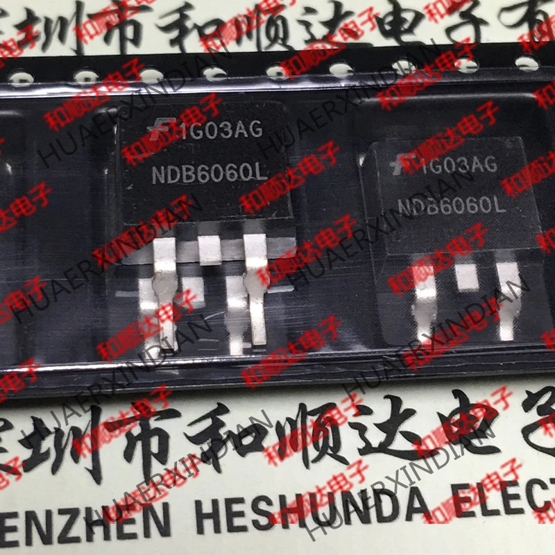 20PCS/LOT new original NDB6060L TO-263 60V 48A in stock