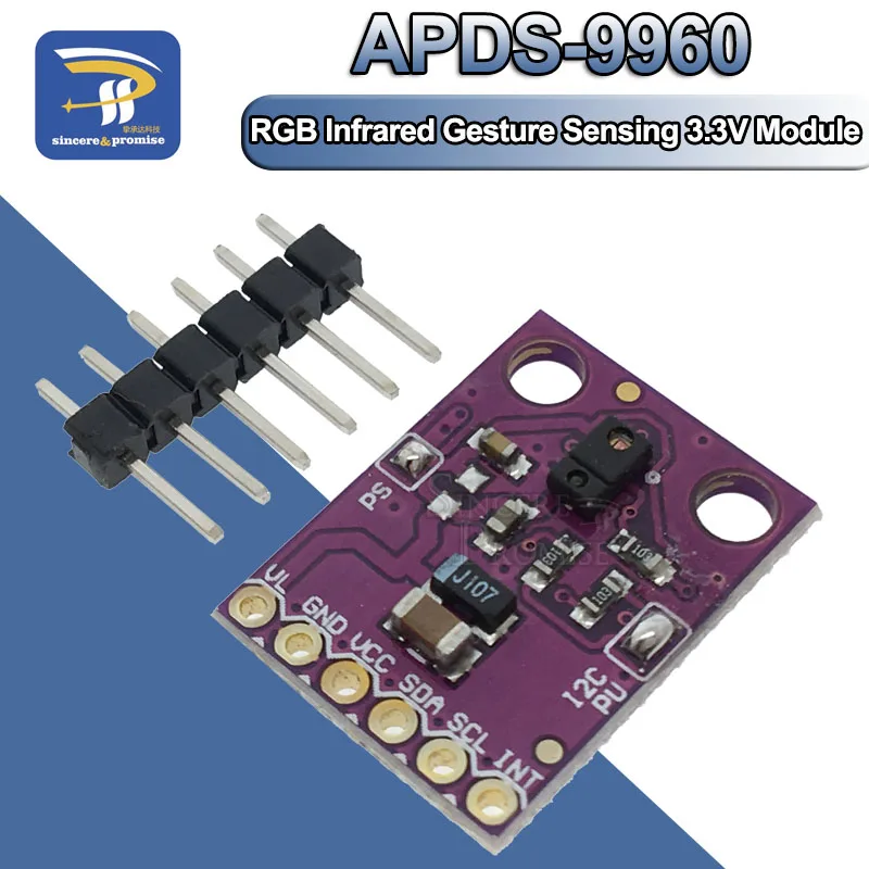 Инфракрасный датчик жестов RGB APDS-9960 GY-9960-3.3 для Arduino IIC интерфейс 3 В приближения