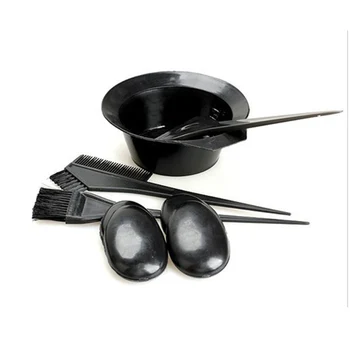

Hair Color Dye Bowl Comb Brushes Tool Kit Set Tint Coloring Dye Bowl Comb Brush Twin High Quality Headed Brushes Set