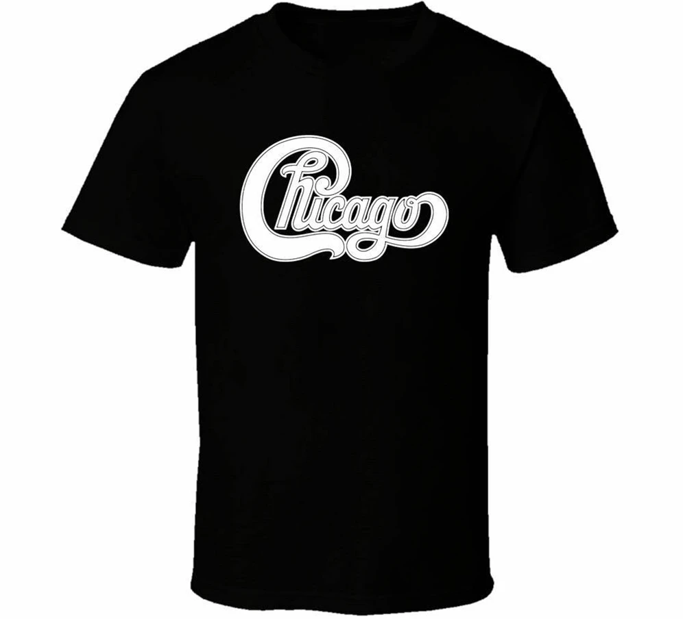 Chicago The Band Legend Mens New Shirt Black White Tshirt Men'S Free Shipping Humorous Tee |