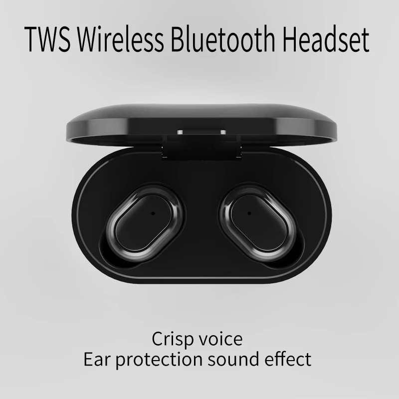 TWS Bluetooth наушники 5,0 настоящие Беспроводные наушники с микрофоном громкой связи для xiaomi Redmi airdots наушники стерео гарнитура