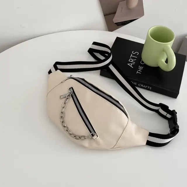 Waist Bags for Women Luxury Designer Brand Handbag Female Shopper Shoulder Purse Belt Banana Wallet Fanny Pack 2022 New Trend beige 1