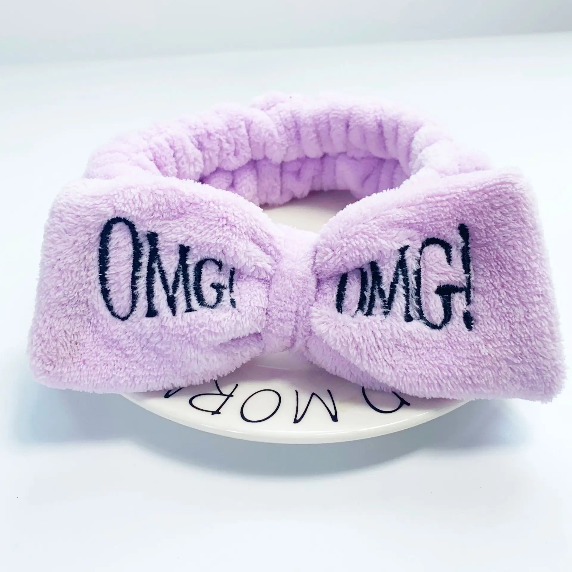 Light purple -Bandeaux OMG en molleton pour femmes, lettres corail, lavage  du visage, accessoires pour filles, Turban pour cheveux, - Cdiscount Au  quotidien