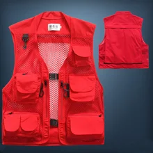 Techome Многофункциональный жилет для работы с дышащей сеткой, рабочая куртка для мужчин Pro journator, фотостудия, негабаритная 90 кг 100