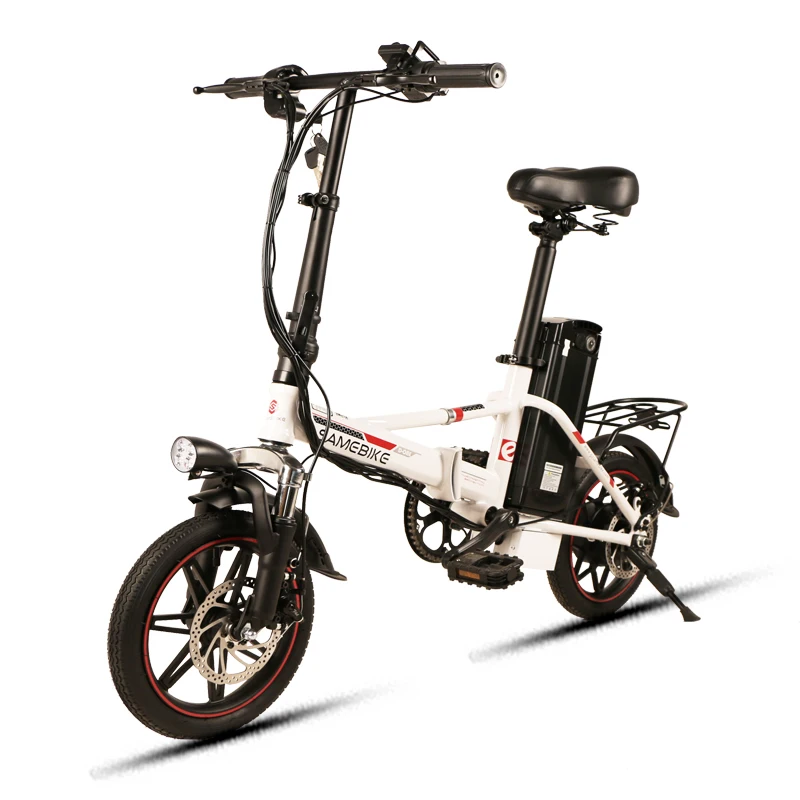 - Samebike 14 Electric Bike Lithium Battery with 250W Motor Folding Electric Bikes for Lightweight