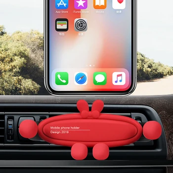 

Gravity Car Holder Air Vent Clip Mount GPS Stand Phone Holder Bracket For iPhone 11 Pro XR Samsung S10e Xiaomi Mobile Car Holder