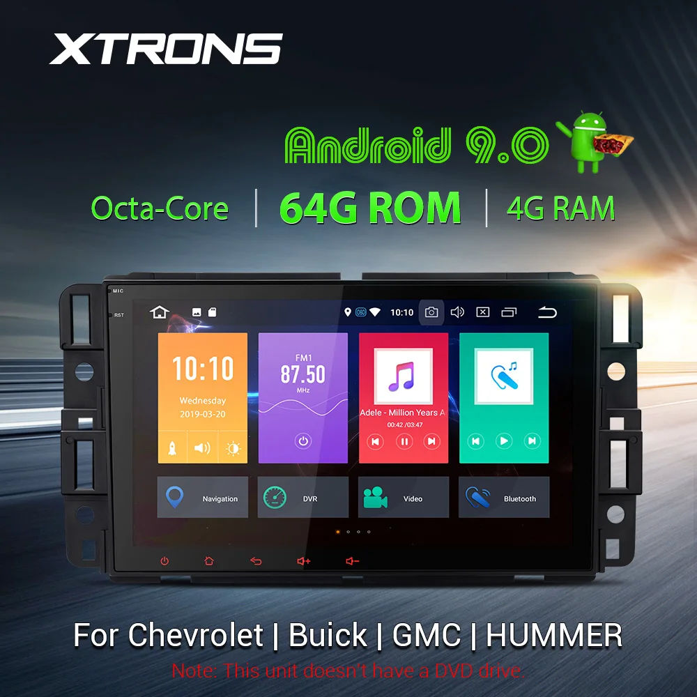 XTRONS 8 &quotAndroid 9 0 8- Core 4 ГБ 64 автомобильный стерео Мультимедиа GPS Системы для Chevrolet Buick