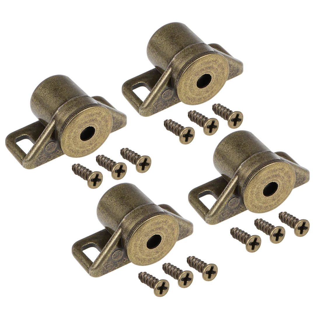

uxcell Magnetic Cabinet Door Catch, Closet Catches with Strong Magnetic, Furniture Latch 4pcs