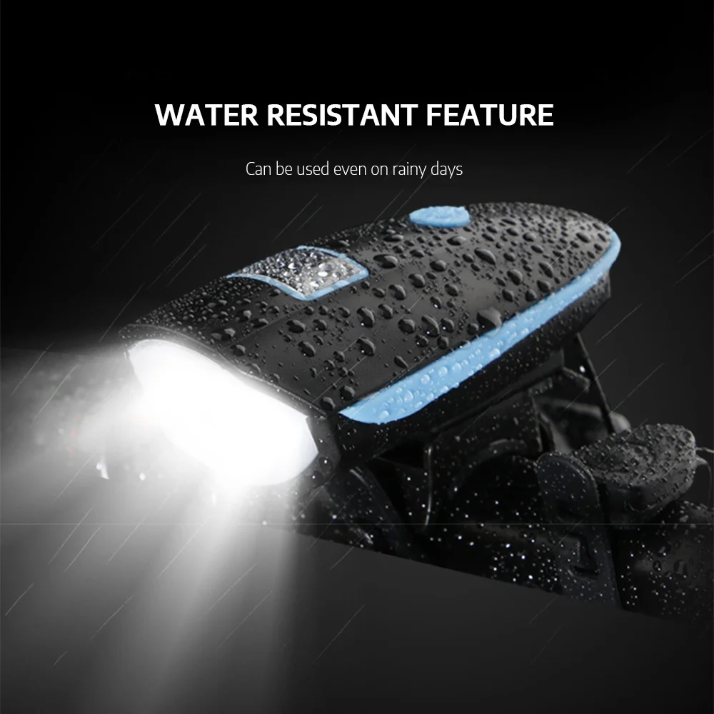 Highlight Alarm Horn Headlight for Mountain Bike Glare Flashlight