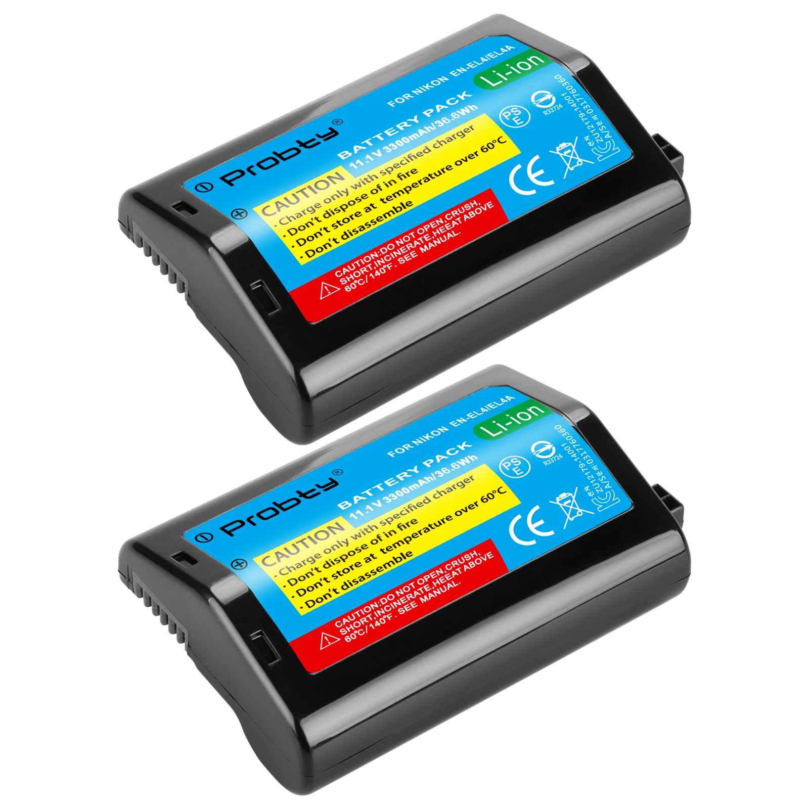 3300mAh EN-EL4 EN EL4 EL4a EN-EL4a Bateria